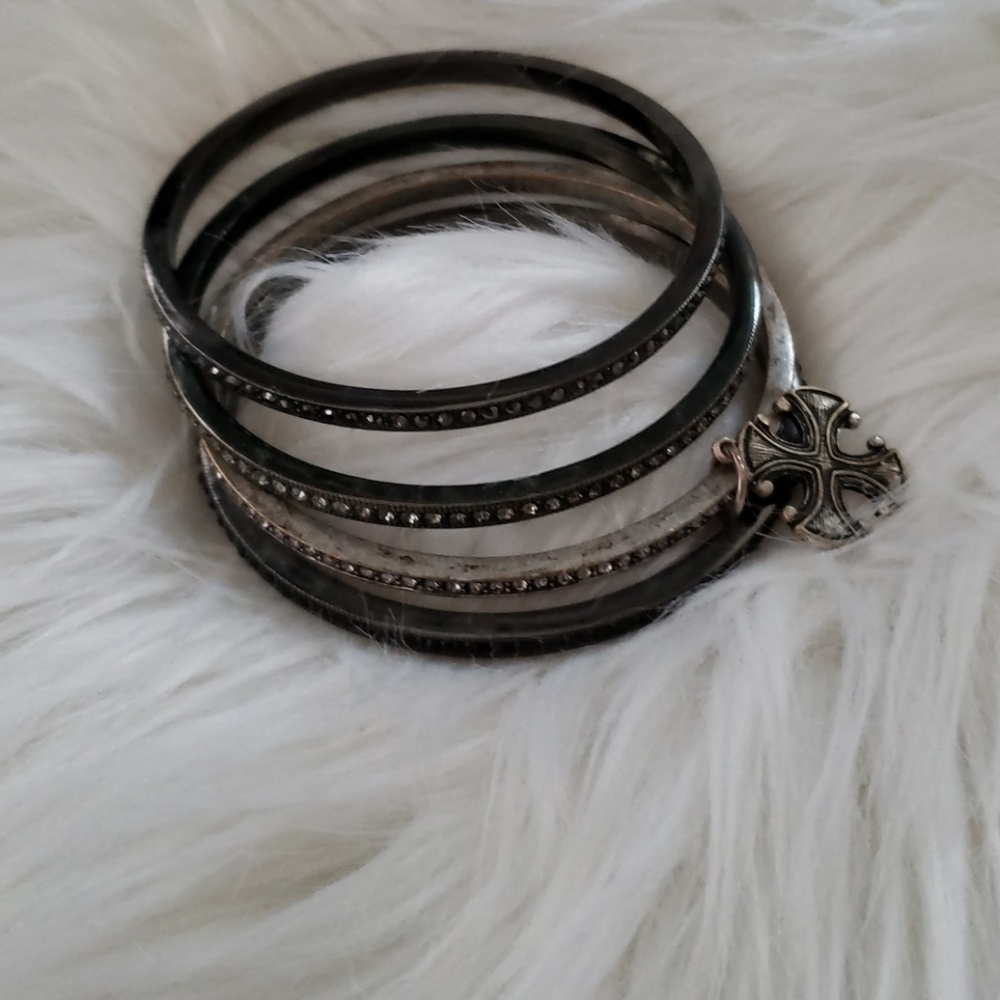 Express rhinestone bangle bracelets